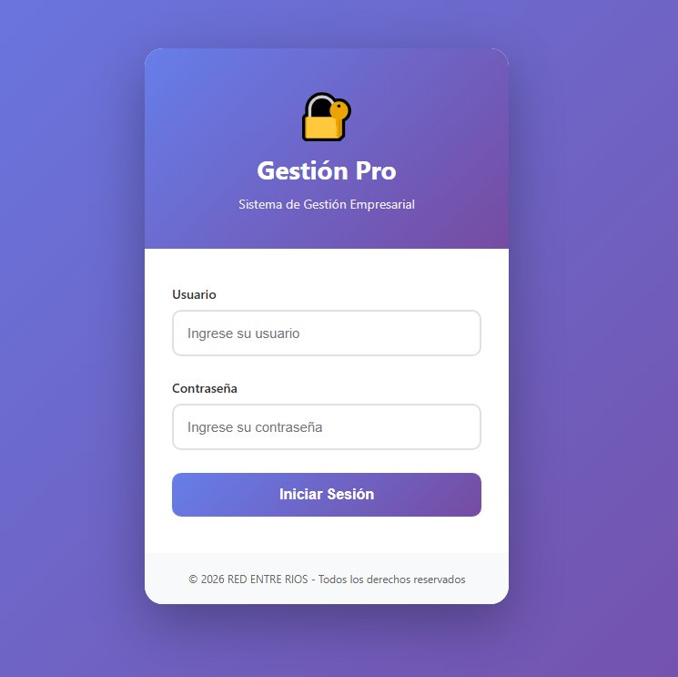 Gestión Pro – Sistema de Gestión Empresarial